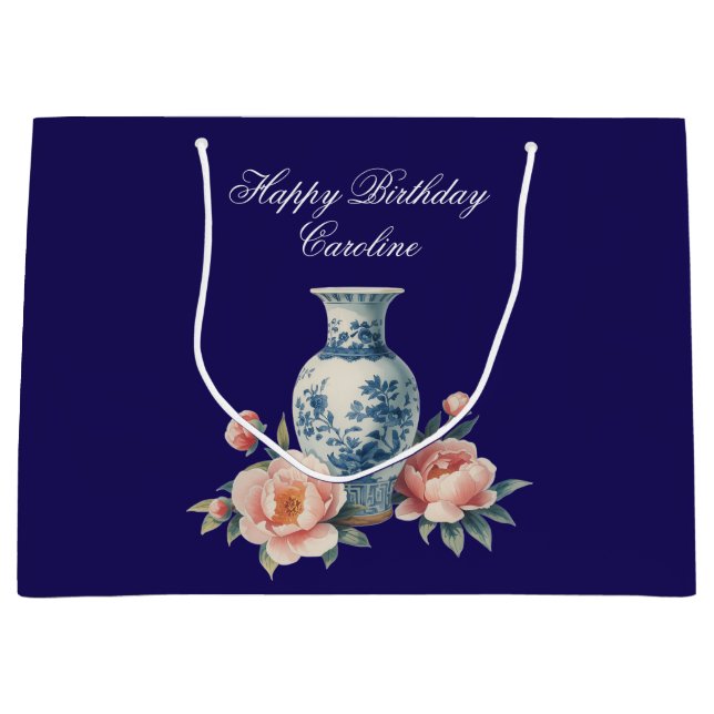 Elegant Chinoiserie Födelsedag (Framsidan)
