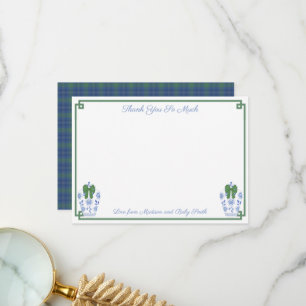 Elegant Chinoiserie jul Baby Shower Photo Tack Kort