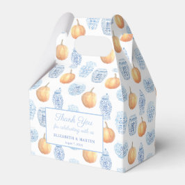 Elegant Chinoiserie Pumpkins Fall Wedding Shower Presentaskar