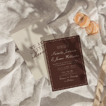 Elegant chokladbrun vintage bröllop med gammaldags