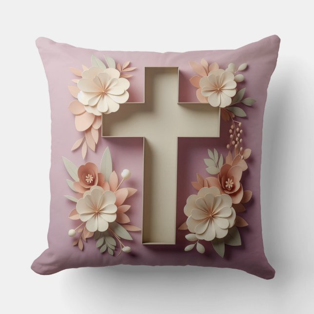 Elegant Christian Kor Pillow Ai-design Kudde (Framsida)