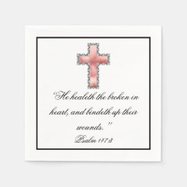 Elegant Christian Sympathy Pappersservett