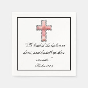 Elegant Christian Sympathy Pappersservett