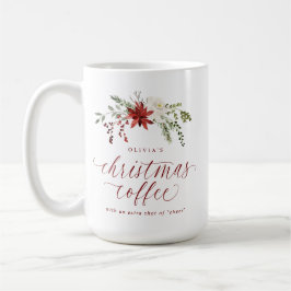 Elegant Christmas Coffee with a Shot Gift for Her Kaffemugg