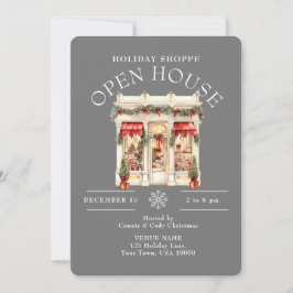 ELEGANT CHRISTMAS DEKORERADE SHOP OPHOUSE INBJUDNINGAR