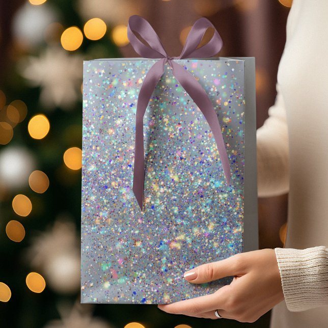 Elegant Christmas Glitter Gift Bag (Skapare uppladdad)