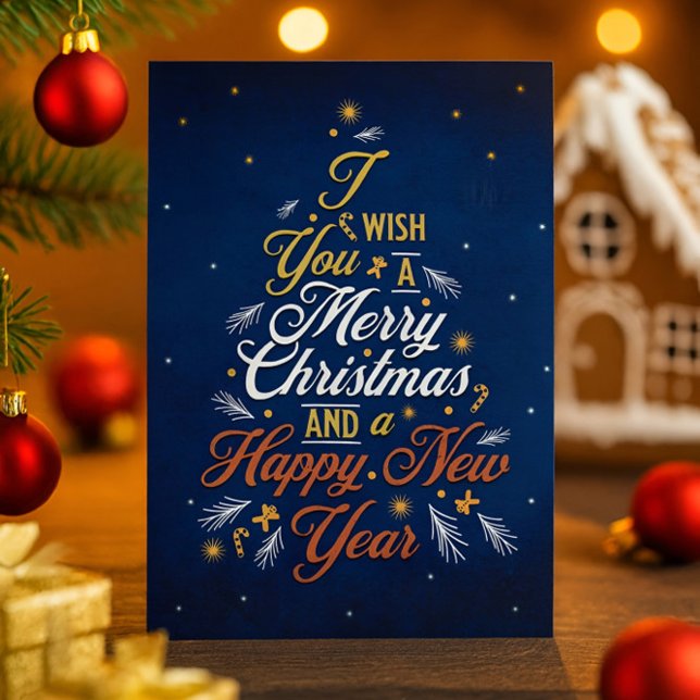 Elegant Christmas & Happy New Year Greeting Card (Skapare uppladdad)