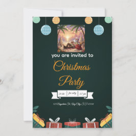 Elegant Christmas Invitation – A Festive Design Inbjudningar
