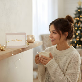 Elegant Christmas Invitation Card Hälsningskort