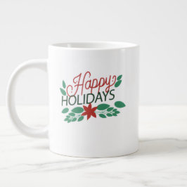 Elegant Christmas Mug – Classic Holiday Coffee & T Jumbo Mugg
