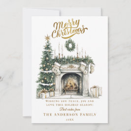 Elegant Christmas Party Holiday Card Julkort