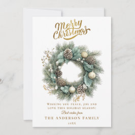 Elegant Christmas  Party Julkort