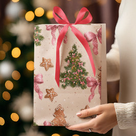 Elegant Christmas Pattern Gift Bag
