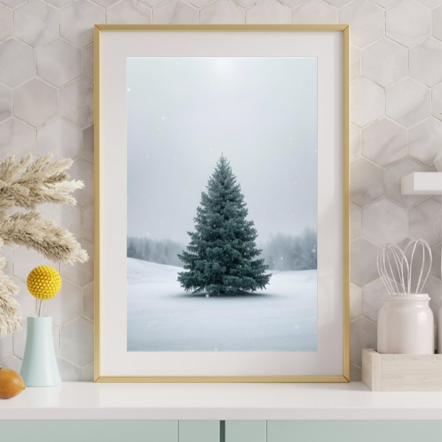 Elegant Christmas Tree Poster (Skapare uppladdad)
