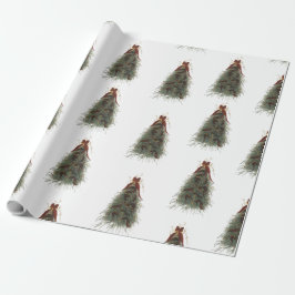 Elegant Christmas Tree Wrapping Paper Presentpapper