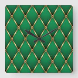 Elegant Christmas Wall Clock – Festive Winter Time Fyrkantig Klocka