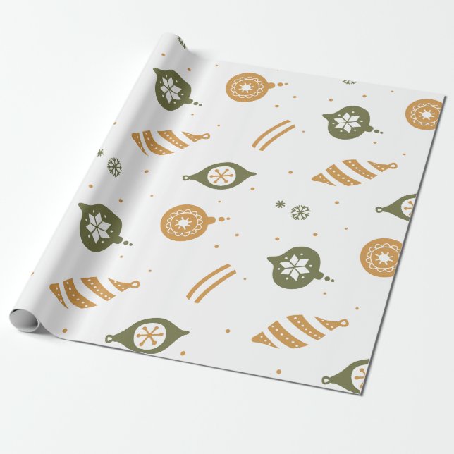 Elegant Christmas wrapping paper Presentpapper (Utrullad)