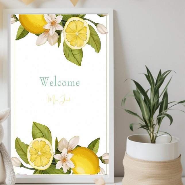 Elegant Citon Baby-dusch Poster (Skapare uppladdad)