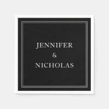 Elegant Classic Black and White Bröllop