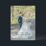 Elegant Classic Black and White Caligraphy Wedding Spara Datumet<br><div class="desc">-Capture the timeless beauty of love with this elegant black and white wedding photo, featuring intricate calligraphy. Perfect for couples seeking a sophisticated and classic touch for their special day, this beautiful image is ideal for wedding invitations, decor, or personal keepsakes. The contrast of black and white enhances the romantic...</div>