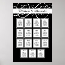 Elegant Classic Bröllop 15 Bord sätesdiagram