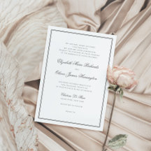 Elegant Classic Calligraphy Bröllop