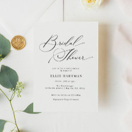 Elegant Classic Calligraphy-Möhippa Inbjudningar