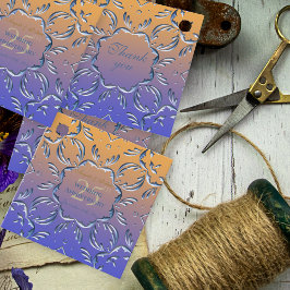 Elegant Classic Finare 25:e Bröllop-årsdagen Gåvor Etiketter