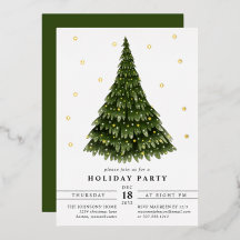 Elegant Classic Foil-julen Party Foil Invati