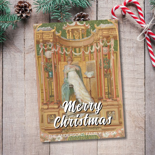 Elegant Classic God jul Ro Poynter Julkort (Skapare uppladdad)