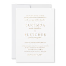 Elegant Classic Guld Formellt allt i ett Bröllop