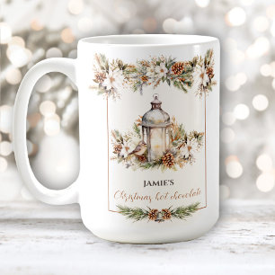 Elegant Classic Namn Hett - Kakaojul - stor Kaffemugg