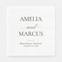 Elegant Classic Script Calligraphy Wedding