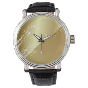 Elegant Classic Simple Guld Teal Manar Armbandsur
