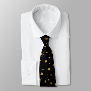 Elegant Classy Anpassningsbar Monogram Black och G Slips