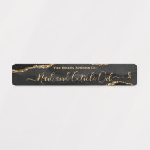 Elegant Classy Black Guld Marble Beauty Product