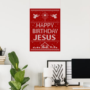 Elegant Classy Black Uggla Julsötare design Poster