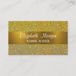 Elegant Classy Guld Damask Embossed look Visitkort