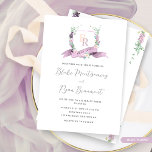 Elegant Classy Lilac Lila, Rosa Monogram Bröllop Inbjudningar<br><div class="desc">Höj din speciella dag med den här fantastiska bröllopsinbjudan, med en fantastisk vattenfärgsmonogramsfärgad vapensköld med delikata blommor i nykter av lila, lilak, dammig lila, , rosa och gräddande gult. Den vackert utarbetade vapenskölden visar parets initialer, symboliserar deras unika kärlek-historia, och ett lila gigantiskt band med deras bröllop-datum eller familj namn,...</div>