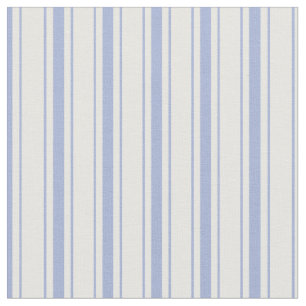 Elegant Classy Rustic Blue Fransk Ticking Rand Tyg