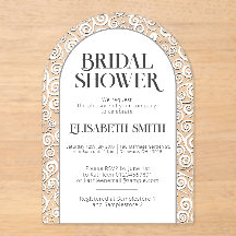 Elegant Classy White Flourish Winter Möhippa