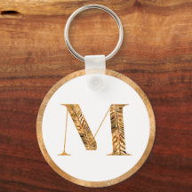 Elegant Classy White & Guld Personlig Monogram