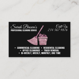 Elegant Cleaning Service Städhjälp Städtjänster Visitkort