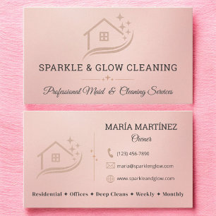 Elegant Cleaning Services Städhjälp & Husstädning Visitkort