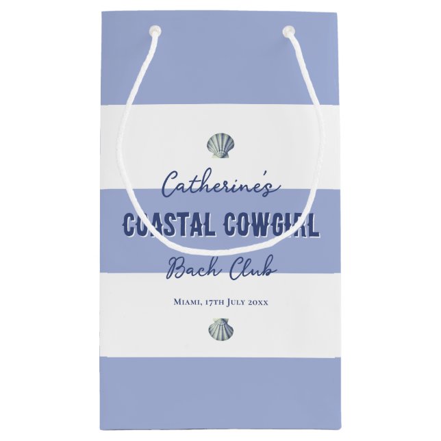 Elegant Coastal Cowgirl Soft Blue White Rand (Baksidan)