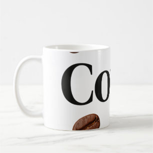 Elegant Coffee Mugg med "Coffee"-text - Perfekt Gi