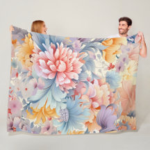 Elegant Colorful Blommönster Japan Art