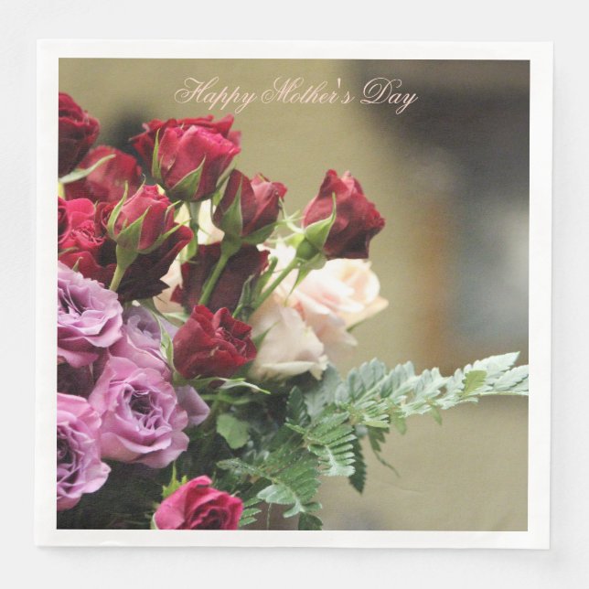 Elegant Colorful Ro Pappersservett (Framsida)