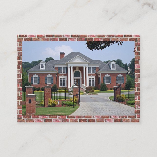 Elegant Construction/Real Gods Affärskort Visitkort (Framsida)