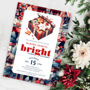 Elegant Cookie Exchange-fest Inbjudningar
